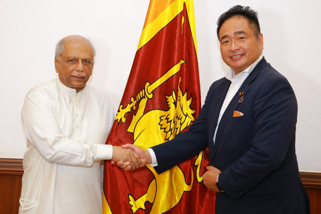 Senior Japanese Parliamentarian on a fact-finding mission to help Sri Lanka