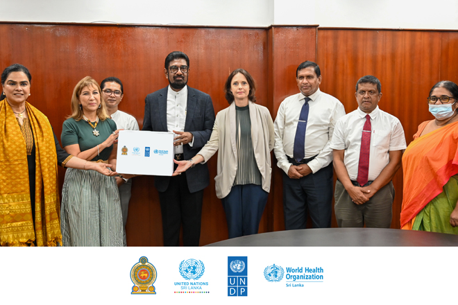 UNDP & WHO Sri Lanka hand over essential medicines to address immediate health sector crisis