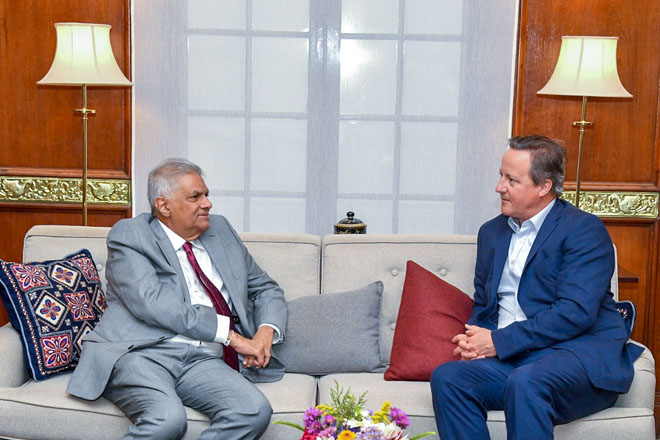 Former British Prime Minister meets the President