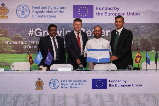 European Union & FAO to provide fertilizers, seeds & training to vulnerable paddy farmers in Sri Lanka