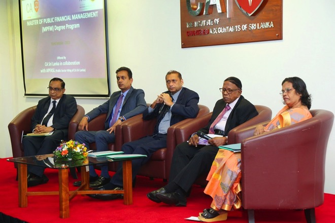CA Sri Lanka & APFASL launches Master’s Degree in Public Financial Management