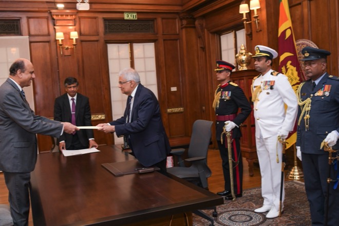 Sobitha Rajakaruna takes oath as Acting President of Court of Appeal before President