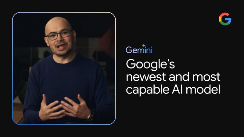 VIDEO: Google introduces Gemini, their largest and most capable AI model