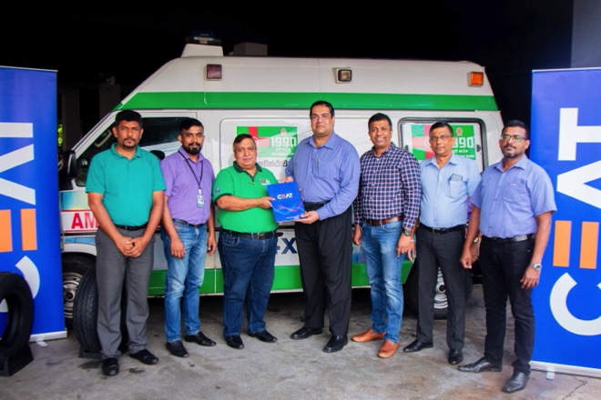 CEAT helps keep Suwa Seriya ambulances on the road