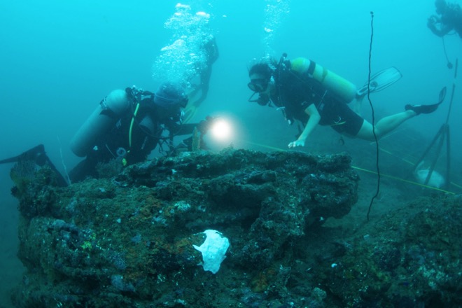 US Embassy & SL Maritime Archaeology Unit Dive to Ancient Godawaya Shipwreck