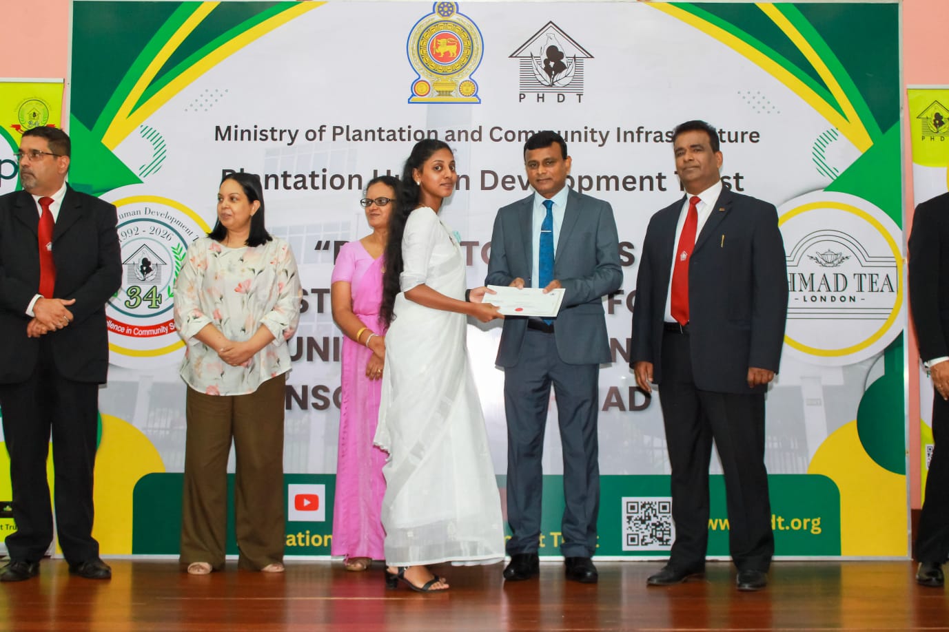 Plantation community education and welfare development in Sri Lanka